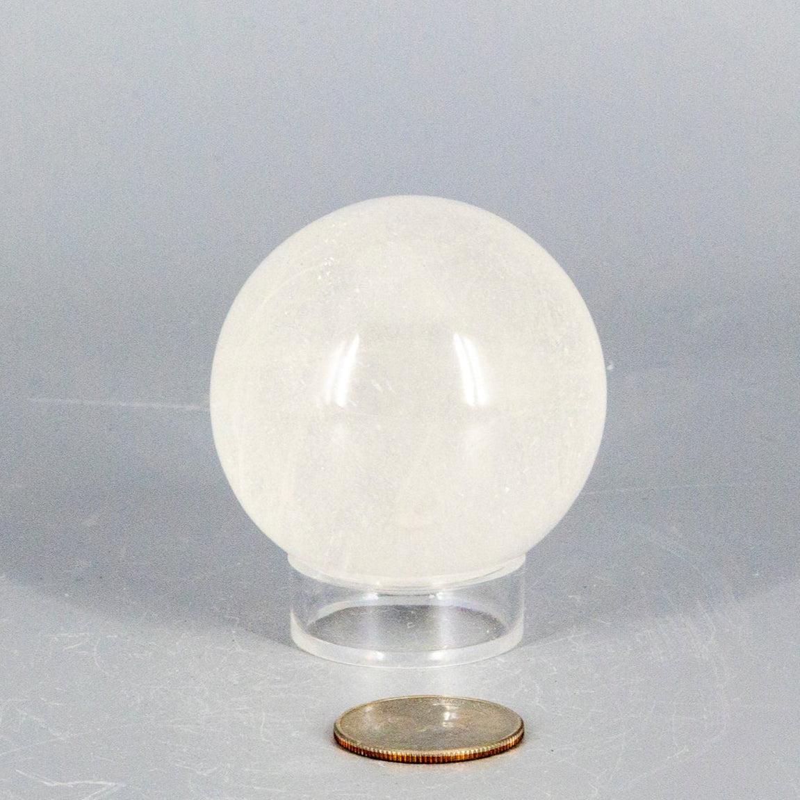 Natural Quartz Sphere "The Master Healer" 53-55MM