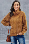 New Yellow Chunky Turtleneck Winter Sweater - SJB-DIAMOND ELITES