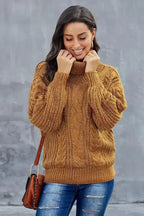 New Yellow Chunky Turtleneck Winter Sweater - SJB-DIAMOND ELITES