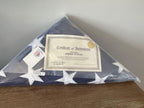 American Flag 5ft x 9.5ft Cotton by Valley Forge, Memorial of US forces. The Military Gift Store