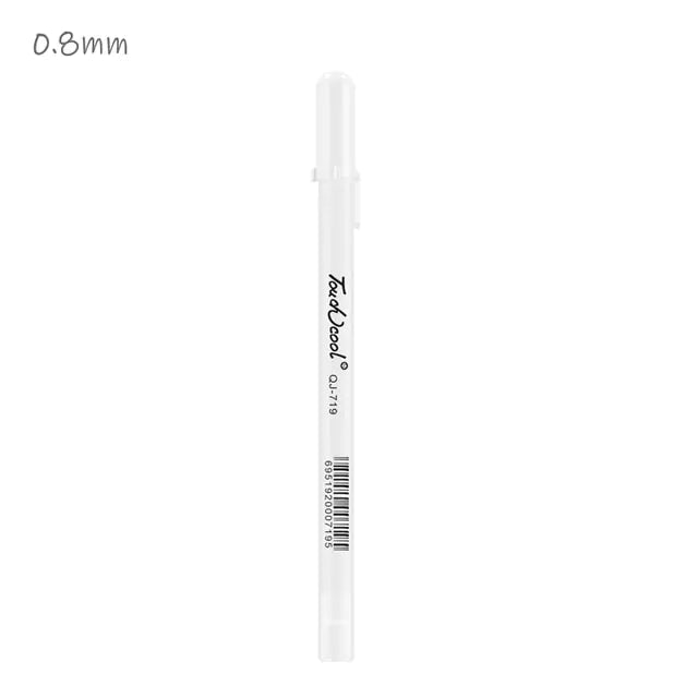 White Marker Gel Pen Pi-Mart