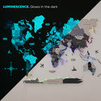3D LUMINOUS LED Wooden World Map 2.0 Nordik - SJB-DIAMOND ELITES