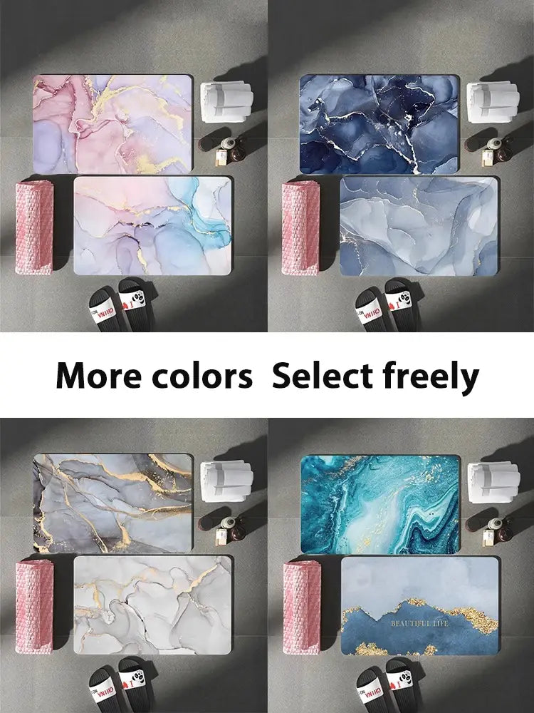 Luxury Coordinating Shower Mats-Polymers Pi-Mart