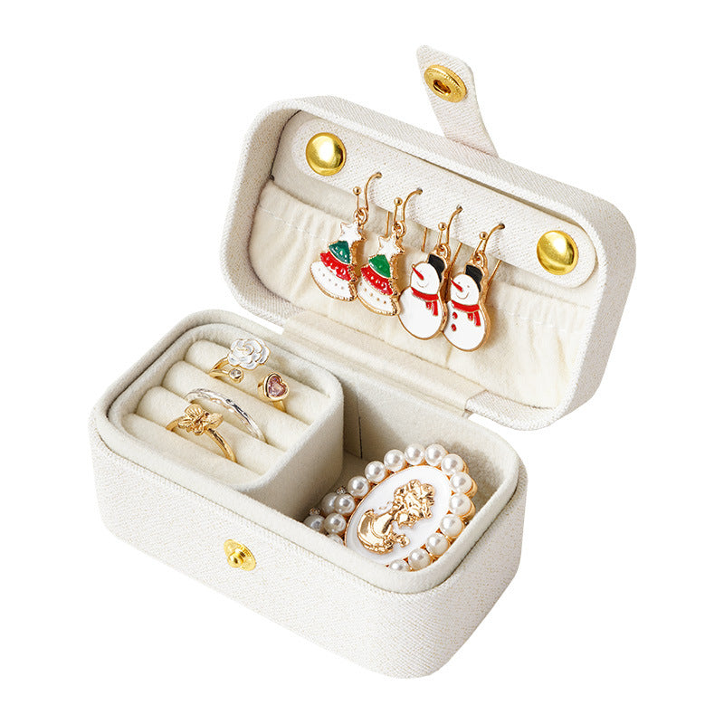 Mini Jewelry Box Travel Portable Storage Pi-Mart