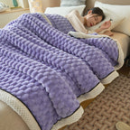 Coral Flannel Winter Thicken Thermal Cover Blanket Pi-Mart