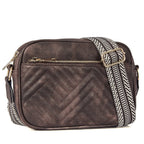 Vintage popular embroidered grid small women crossbody bag,Small Crossbody Purse for Women Triple Zip, - SJB-DIAMOND ELITES