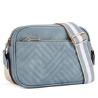 Vintage popular embroidered grid small women crossbody bag,Small Crossbody Purse for Women Triple Zip, - SJB-DIAMOND ELITES