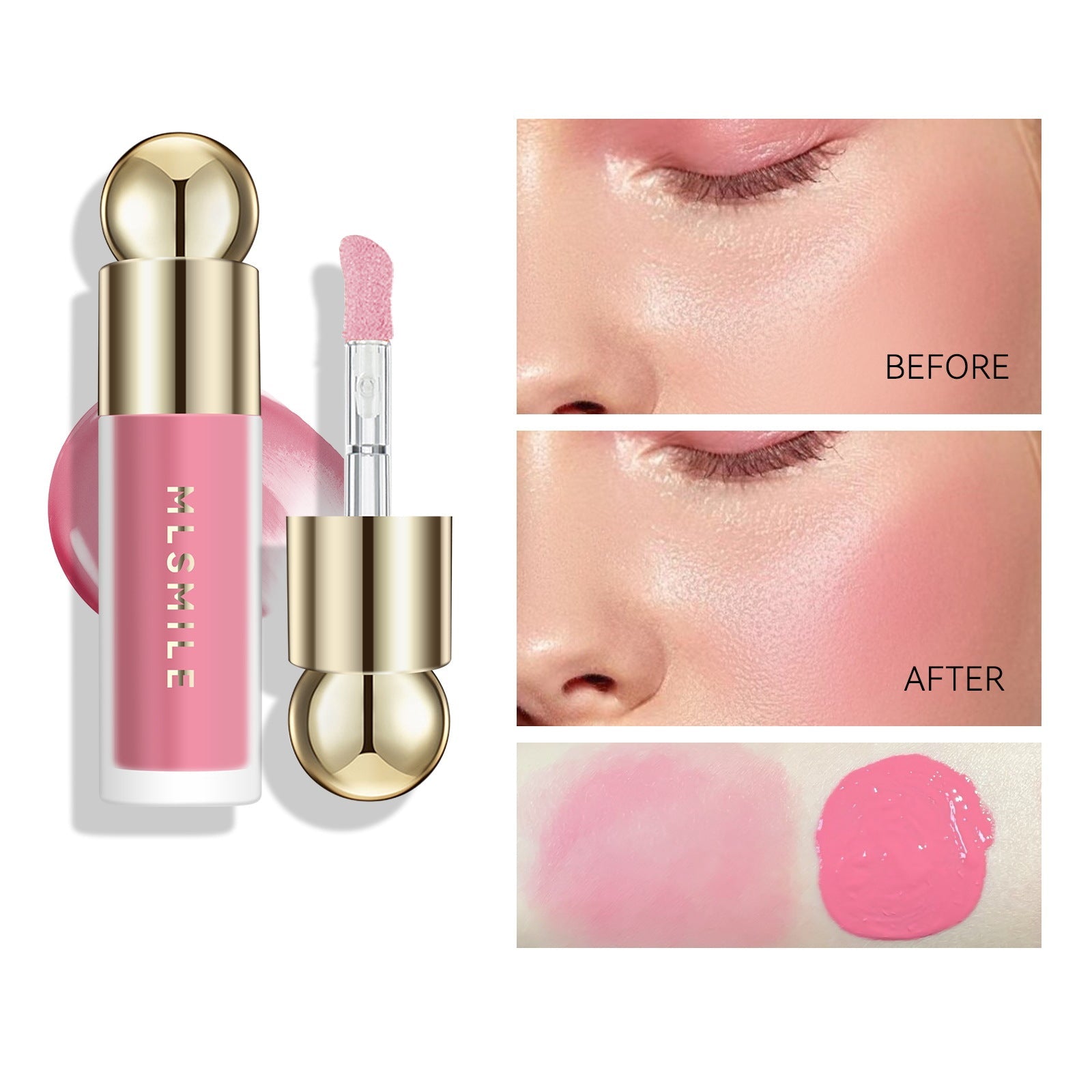 Lip and Cheek Tint – 2-in-1 Multifunctional Cream Blush