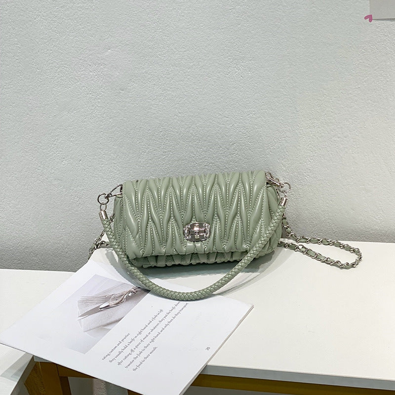 Women's Rhombus Diamond Chain Bag - Small Hobo Crossbody Shoulder Bag - SJB-DIAMOND ELITES
