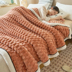 Coral Flannel Winter Thicken Thermal Cover Blanket Pi-Mart