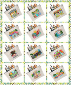 Linen printed cosmetic bag, cosmetic lipstick storage bag, small simple zipper evening clutch bag, - SJB-DIAMOND ELITES