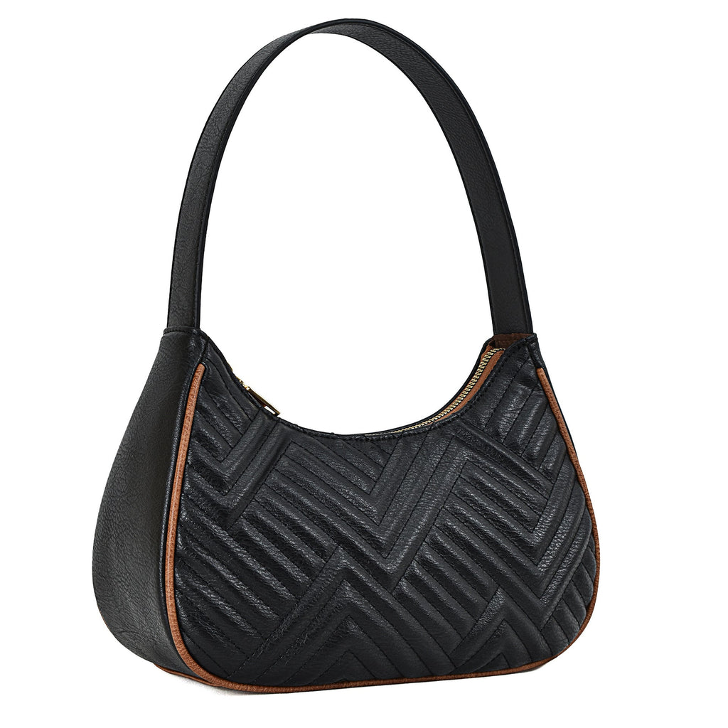 Quilted embroidered plaid armpit women's bags, women's hobo bags, small hobo bags for women, - SJB-DIAMOND ELITES