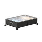 Bed Bottom With Lid Metal Fabric Pull-out Folding Clothes Shoes Book Storage Box Pi-Mart