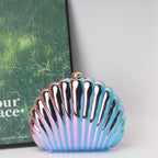 Shell Box Bag, Clutch Purse, Dinner Purse evening Clutch Purse Party, Prom Bag, Party Purse, - SJB-DIAMOND ELITES