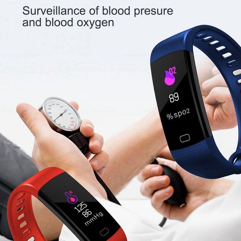 Smart Watch Sports Fitness Activity Heart Rate Tracker Blood Pressure wristband IP67 Waterproof band Pedometer for IOS Android - SJB-DIAMOND ELITES