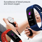 Smart Watch Sports Fitness Activity Heart Rate Tracker Blood Pressure wristband IP67 Waterproof band Pedometer for IOS Android - SJB-DIAMOND ELITES