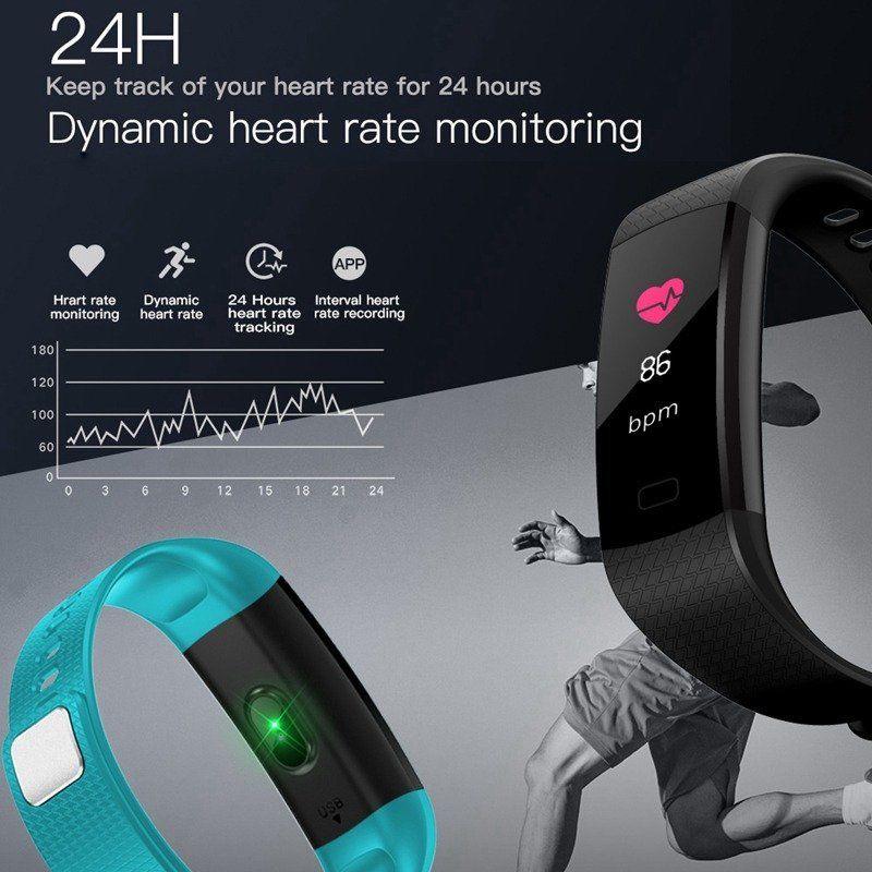 Smart Watch Sports Fitness Activity Heart Rate Tracker Blood Pressure wristband IP67 Waterproof band Pedometer for IOS Android - SJB-DIAMOND ELITES