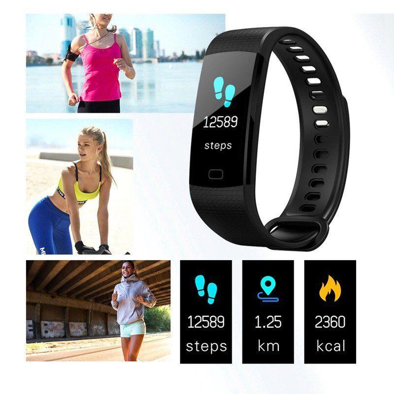 Smart Watch Sports Fitness Activity Heart Rate Tracker Blood Pressure wristband IP67 Waterproof band Pedometer for IOS Android - SJB-DIAMOND ELITES