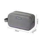 Cosmetic bag, business trip toiletries storage bag, three-layer dry and wet separation men's toilet bag, makeup bag organizer,Makeup bag with compartments, - SJB-DIAMOND ELITES