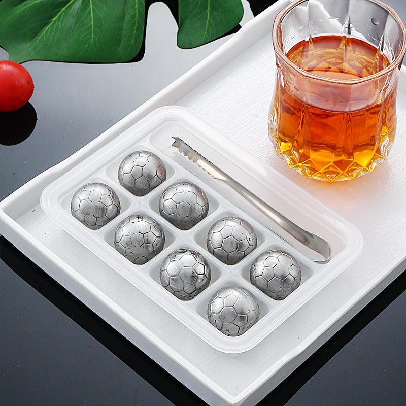Stainless Steel Ice Particles Whisky Stone Bar Whiskey Cooling Wine Set Can Be Recycled Pi-Mart