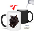 Black Cat Gradient Color Affordable Luxury Style Mug Pi-Mart