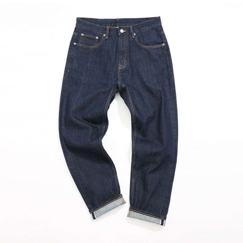 Autumn Dark Blue Loose Trendy Casual Jeans Lootquake LLC