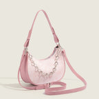 Women hobo bag, armpit bag, autumn fashion design shoulder bag, crossbody small shoulder bag pink for girls - SJB-DIAMOND ELITES