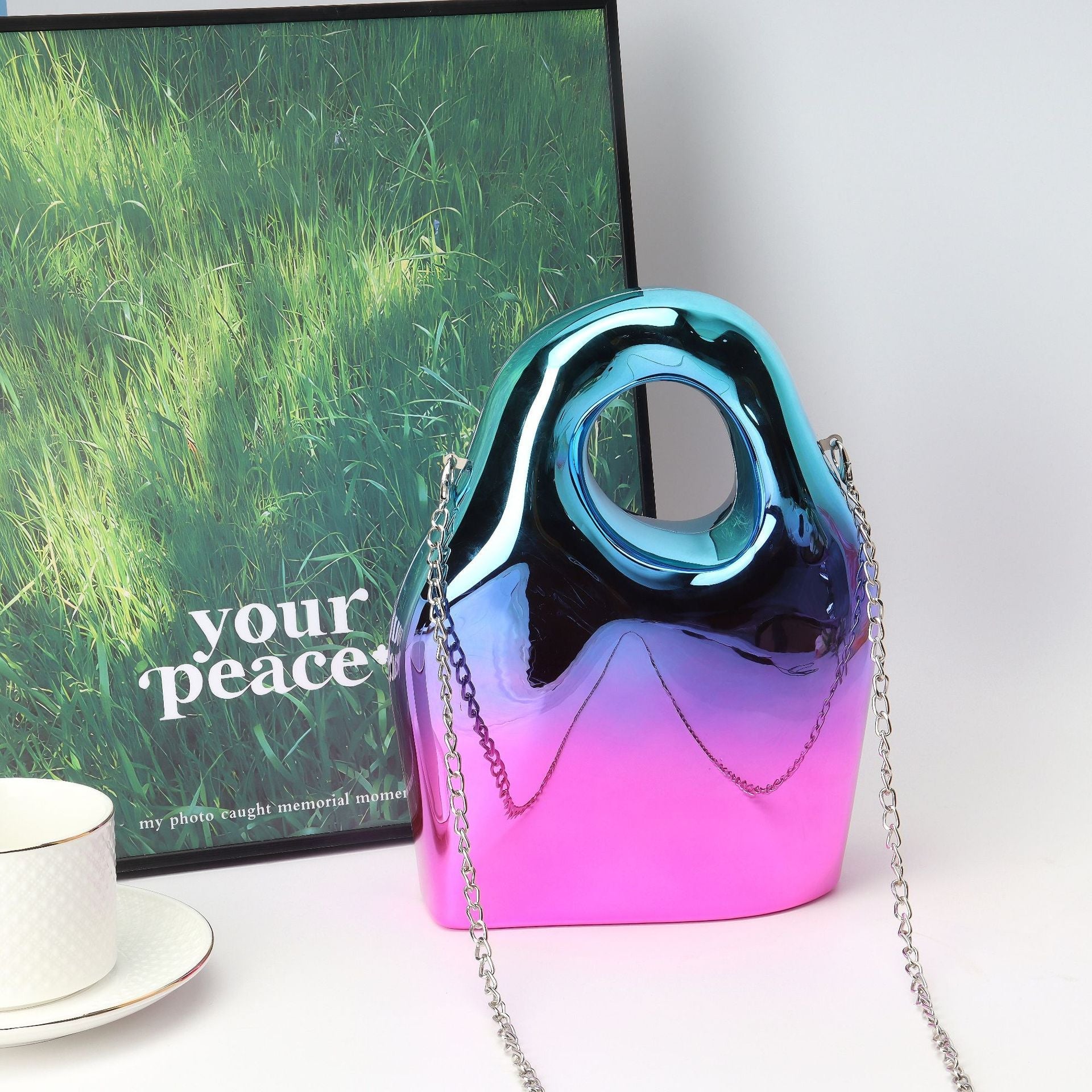 Bucket Acrylic Dinner Bag, Ladies Bag Underarm Bag,evening Purse, Evening Bags for Women Formal, Clutch Purse, Dinner Purse, Clutch Purse Casual, - SJB-DIAMOND ELITES