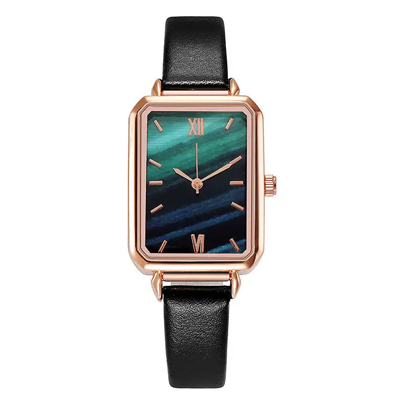 Retro Green Peacock Green Disc Watch Lootquake LLC