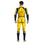 onepiece Halloween movie cos suit Deadpool 3 Wolverine costume playing suit printed jumpsuit - SJB-DIAMOND ELITES