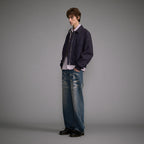 Washed Straight Jeans Men's Casual Long Pants Lootquake LLC