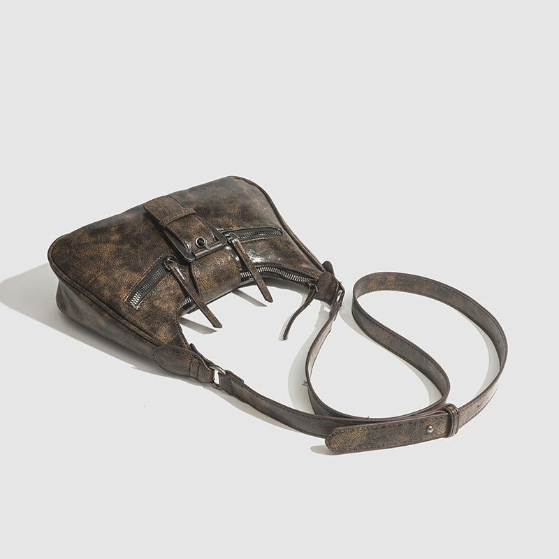 Underarm shoulder  bag, women's retro women's bag shoulder hobo bag, Crossbody shoulder bag, fashion crescent bag