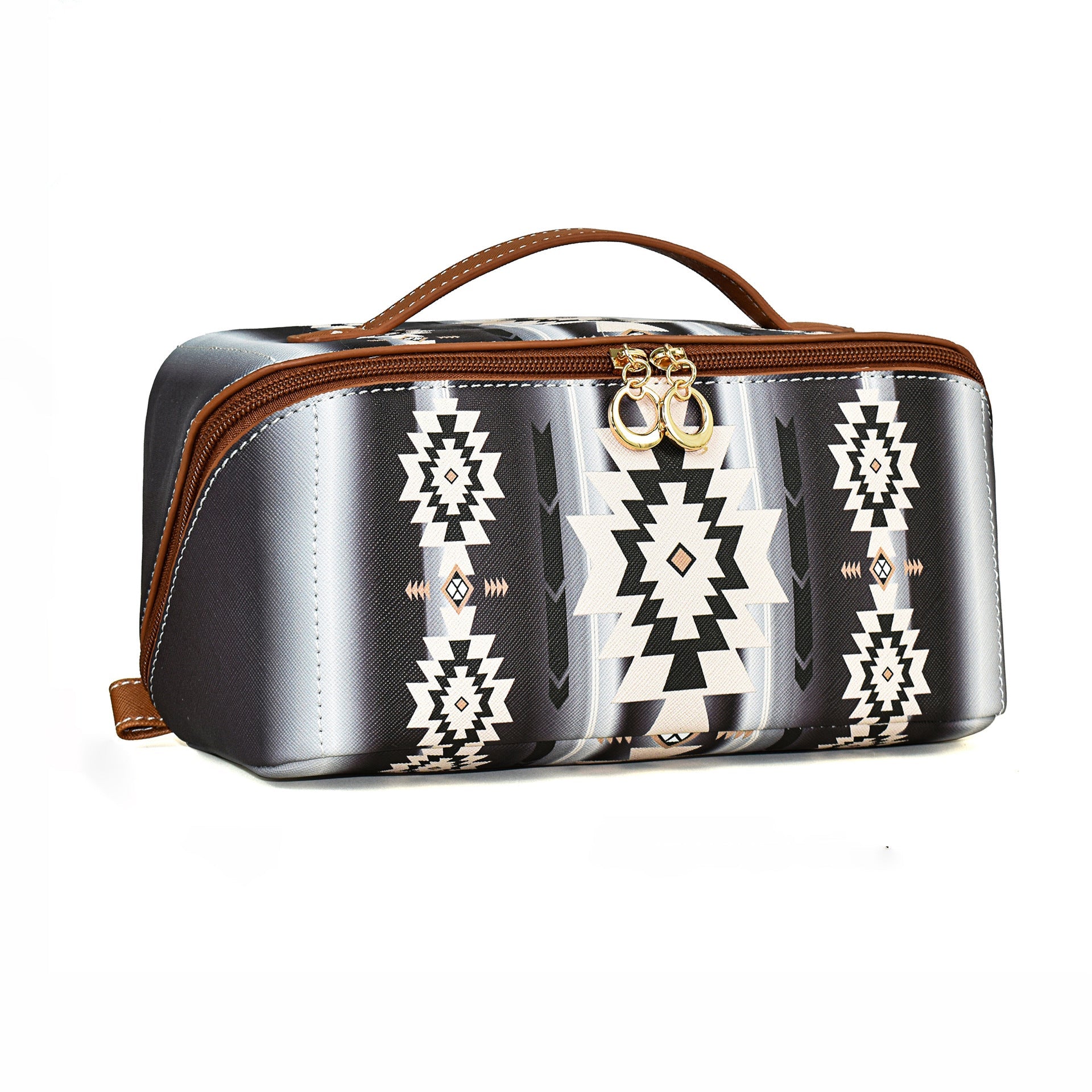 Bohemian PU cloud pillow cosmetic bag, large capacity portable cosmetic case, travel toilet bag, travel makeup bag,Makeup bag organizers,Makeup bags, small - SJB-DIAMOND ELITES