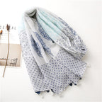 Women Lightweight Colorful Spring Summer Neck Scarf Shawl and Wrap SHOMICOBOUTIQUE