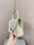 Womens Sparkly Rhinestone Glitter Clutch Purse Evening Handbag Shoulder Bag for Wedding Party Prom - SJB-DIAMOND ELITES