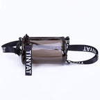 PVC waterproof drum crossbody bag, Transparent small crossbody bag, - SJB-DIAMOND ELITES
