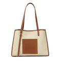 Genuine leather shoulder bag all-match large-capacity tote bag for women 5734 - SJB-DIAMOND ELITES