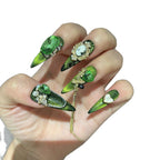 0974- Handmade press on nails fake nails removable