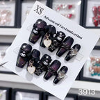 1025- Handmade press on nails fake nails removable