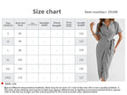 Summer Women's V-Neck High Waist Temperament Breasted Buckle Lace-Up Short Sleeve Dress