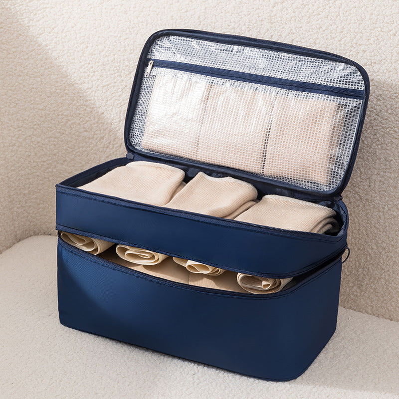 Travel underwear storage bag, multi-functional waterproof bra finishing bag, toilet bag, large-capacity bra bag. - SJB-DIAMOND ELITES