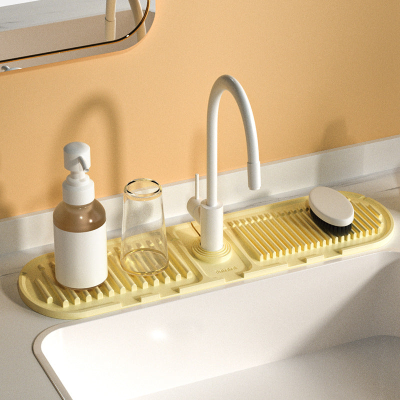 Heightened Slope Faucet Water Draining Pad Pi-Mart