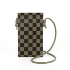 Leather mobile phone bag, mini bag, small satchel for mobile phone, phone purse crossbody - SJB-DIAMOND ELITES