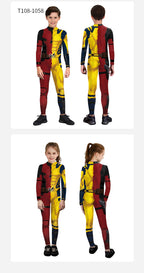 onepiece Halloween movie cos suit Deadpool 3 Wolverine costume playing suit printed jumpsuit - SJB-DIAMOND ELITES