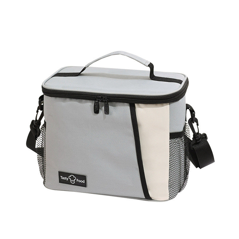 Outdoor picnic bag, lunch tote bag with crossbody strap, shoulder ice bag for thermal insulation, lunch box bag, fruit cold drink storage bag - SJB-DIAMOND ELITES