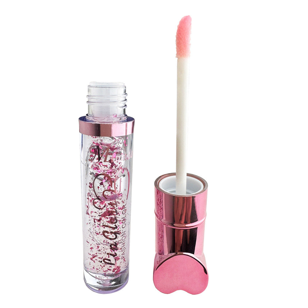 Love Heart-shaped Color Changing No Stain On Cup Lip Lotion Moisturizing Pi-Mart