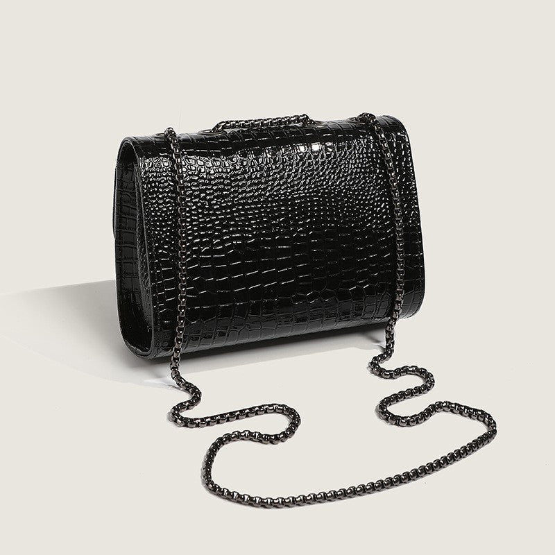 Crocodile Camellia Chain bag crossbody shoulder - SJB-DIAMOND ELITES