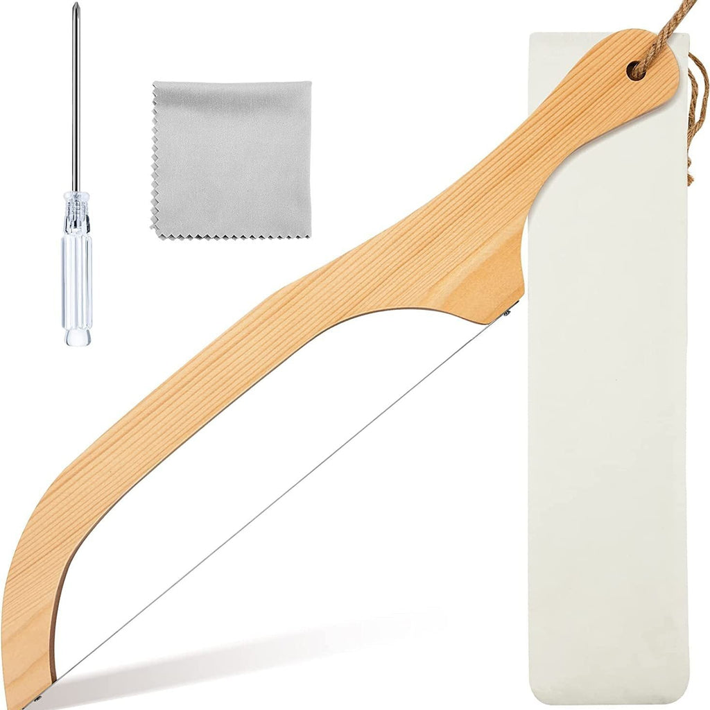 Wooden Bread Slicing Knife With Serrated Teeth Pi-Mart
