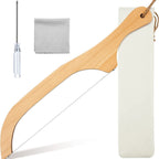 Wooden Bread Slicing Knife With Serrated Teeth Pi-Mart
