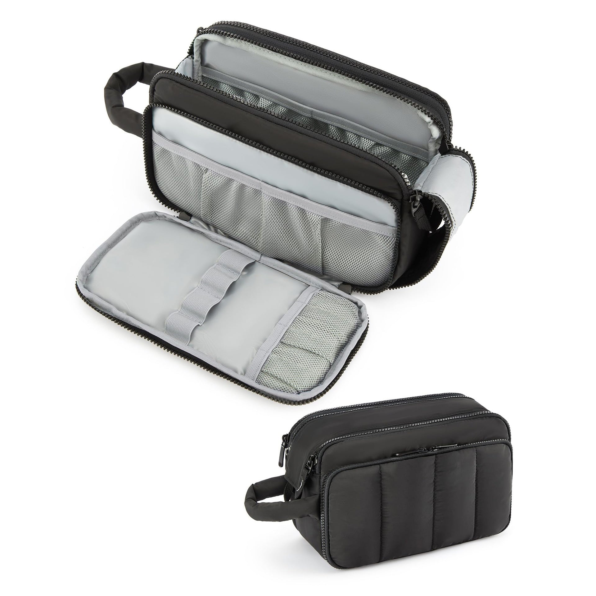 Portable Travel Toilet Bag – Compact Cosmetic Bag for Makeup Storage, Travel Makeup Bag with Organizers, Durable Cosmetic Storage Bag for On-the-Go Beauty Needs - SJB-DIAMOND ELITES